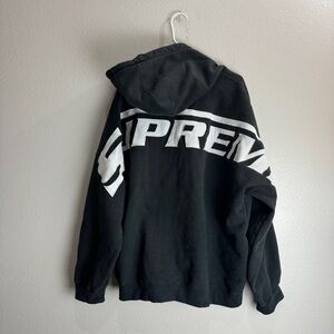 Supreme Wrapped Half Zip Hooded Sweatshirt Size XXL